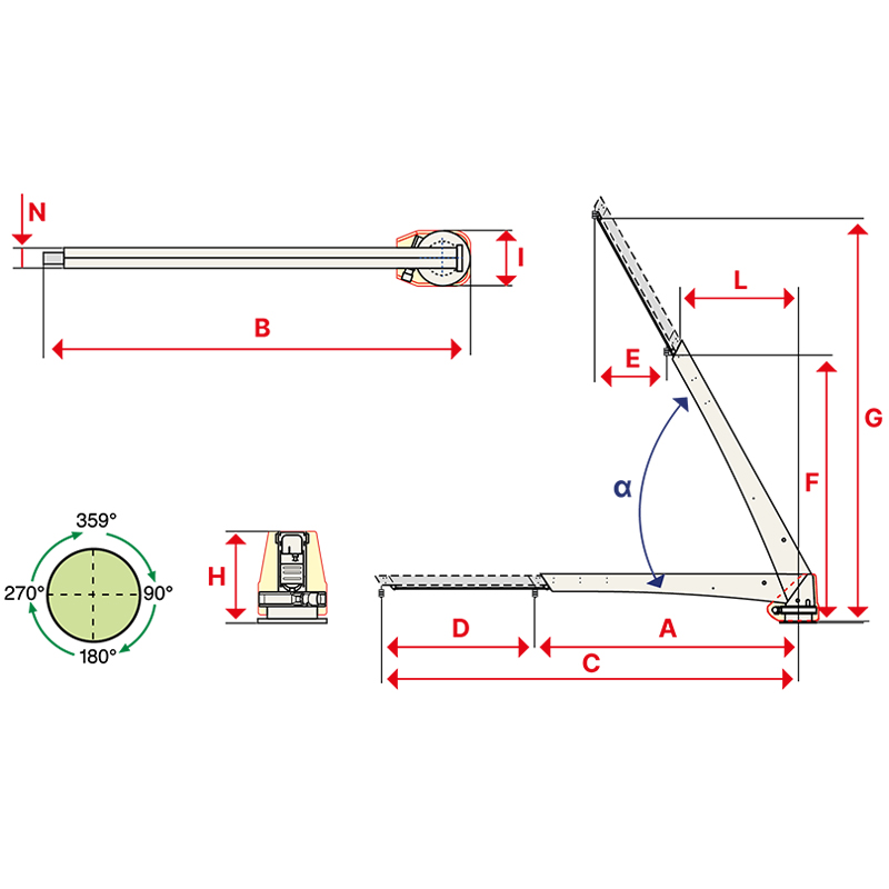 TELESCOPIC CRANE 3083-89